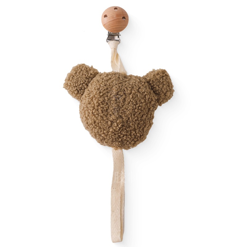 Chupete sonriente de silicona de grado alimenticio, anti-flatulencia, pezón de simulación súper suave, chupete, cadena de chupete para dormir