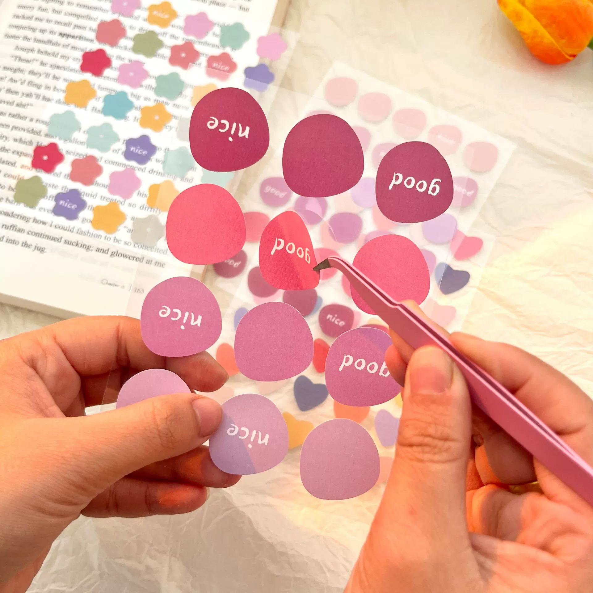 Набор наклеек серии Summer Bubble, милые декоративные DIY, 3 шт. в пакете