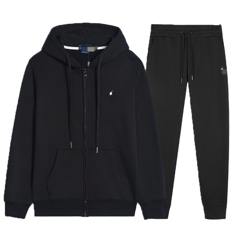 Cross-Border Lf Suit Casual Men's and Women's Sports Hoodie Two-Piece Zipper Sweatshirt Pants Rl Sweatshirt Sweatpants Jacket Cross-Border Lf Suit Casual Men's and Women's Sports Hoodie Two-Piece Zipper Sweatshirt Pants Rl Sweatshirt Sweatpants Jacket