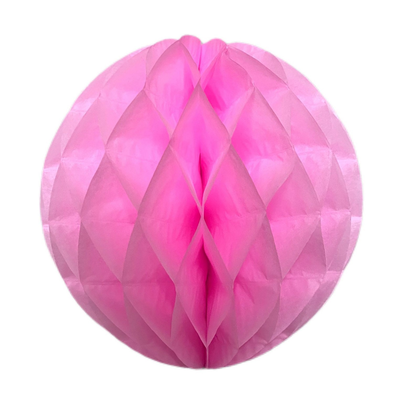 종이 벌집 공 - 분홍색
