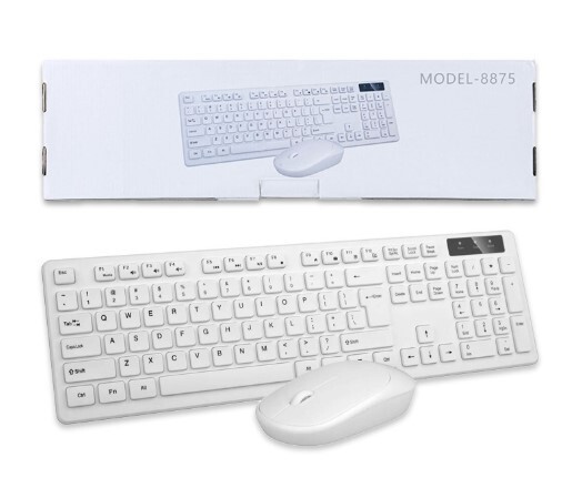 8875爆品2.4Gファッション個性デスクトップノートパソコン防水無線キーマウスセット小型|undefined