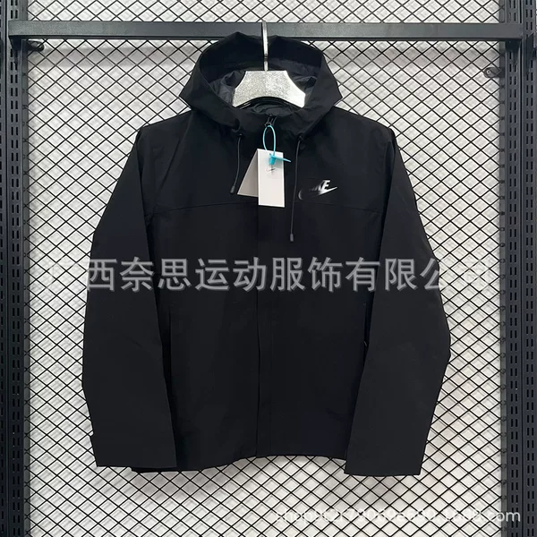 2024 new foreign trade collection: windproof and waterproof outdoor jacket for spring and autumn, custom-made men's sporty casual jacket with a hood