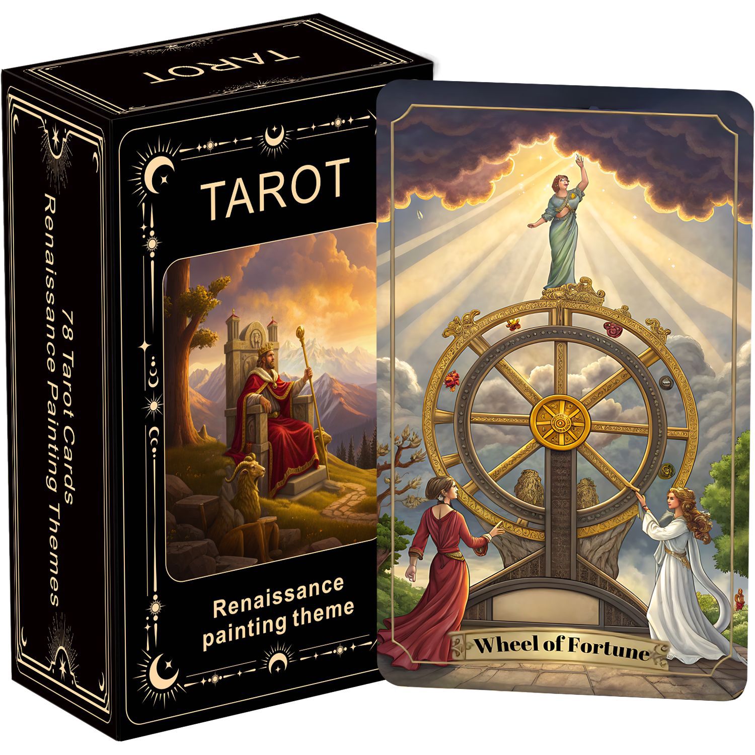 Cross-border Creative Tarot Board Game Cards, Renaissance, New English Version Tarot_voghion.com