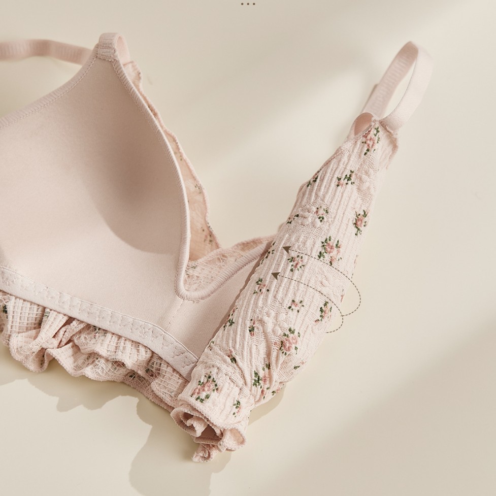 Venta directa de fábrica comercio electrónico transfronterizo Sudeste de Asia Vietnam Tailandia damas sin costuras sujetador de recogida lateral cómodo