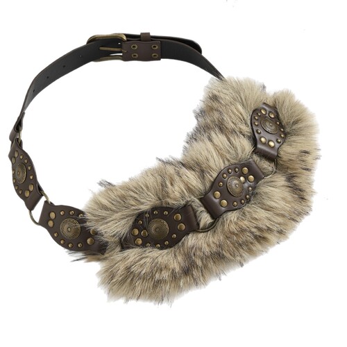 Retro Street Bohemian Western Tribe Instagram Individual Minority Design Sense Versatile Spicy Girl Plush Splicing Belt