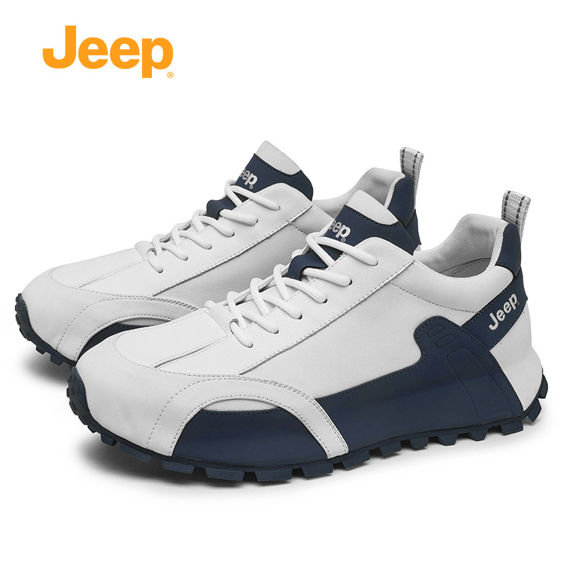 Jeep Men's Shoes Outdoor Casual Shoes Low-Top Fashion Sneakers Versatile Stylish Autumn Sports Shoes for Men