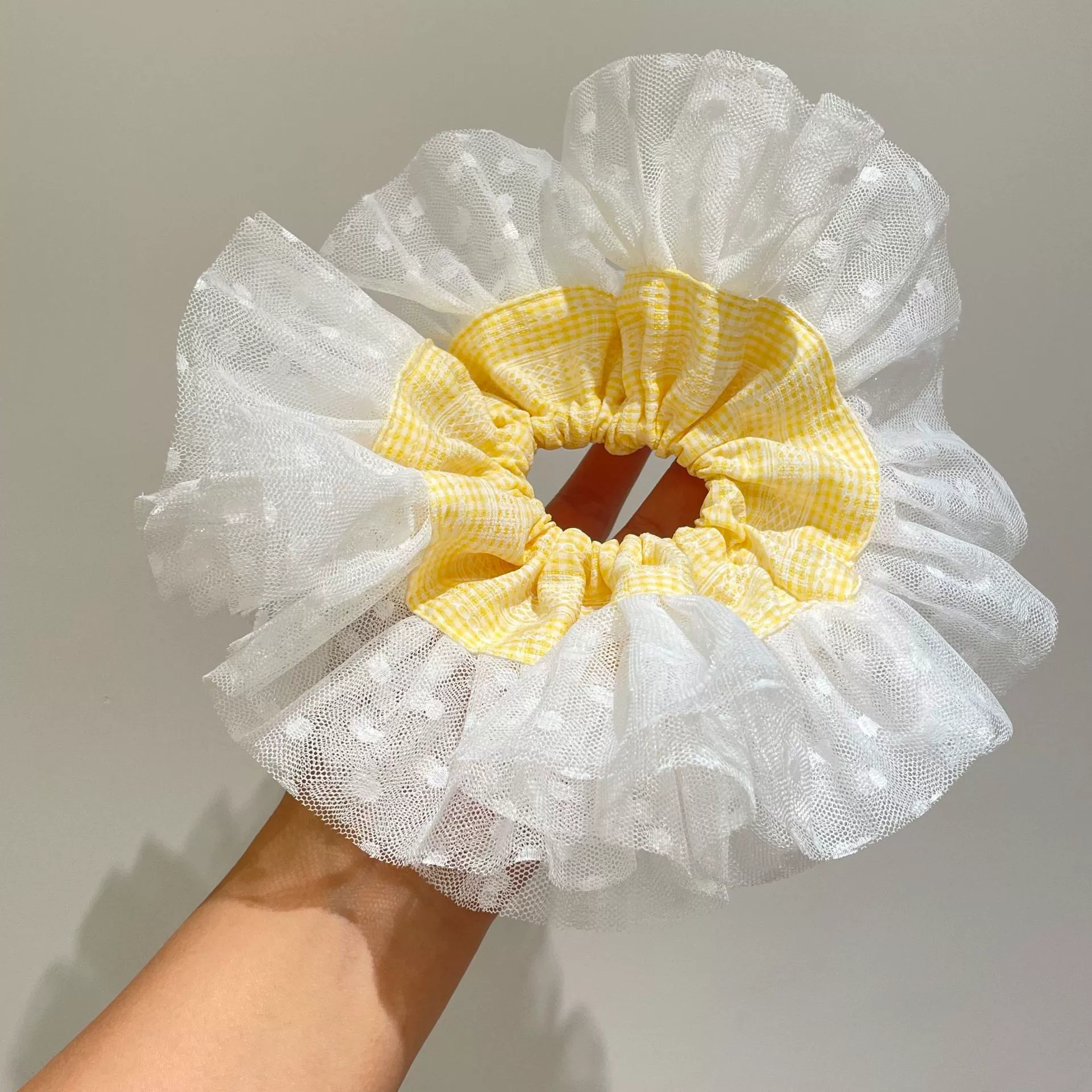 Retro fashionable cloth, universal ponytail, hair rope, hair accessory