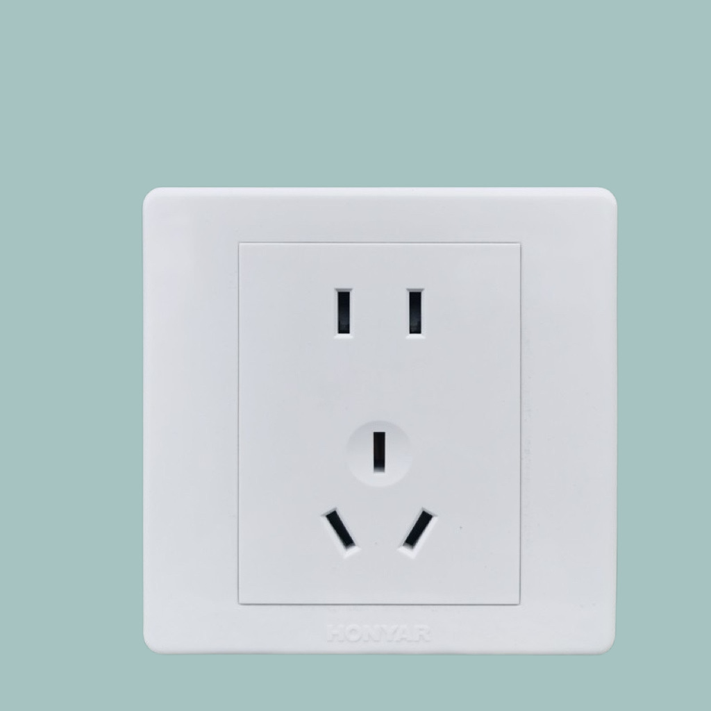 Conector de conmutación de aluminio de aluminio MEE X3 serie 86 tipo cinco agujeros dos o tres conector panel de conector escondido