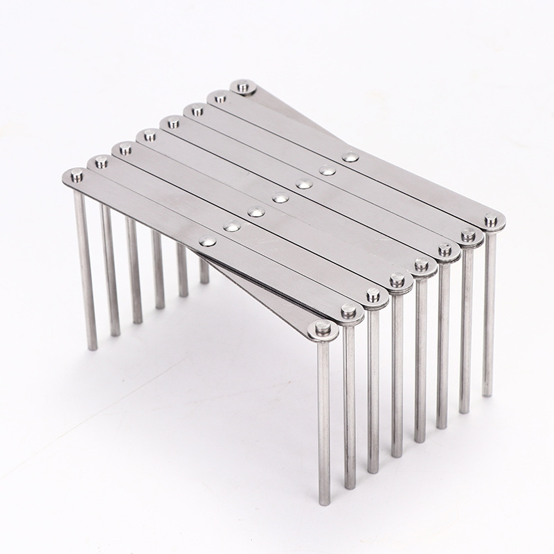 Multi-funcional de acero inoxidable retráctil al vapor rack drenaje olla cubierta rack placa rack plegable hogar cocina almacenamiento rack fila esqueleto