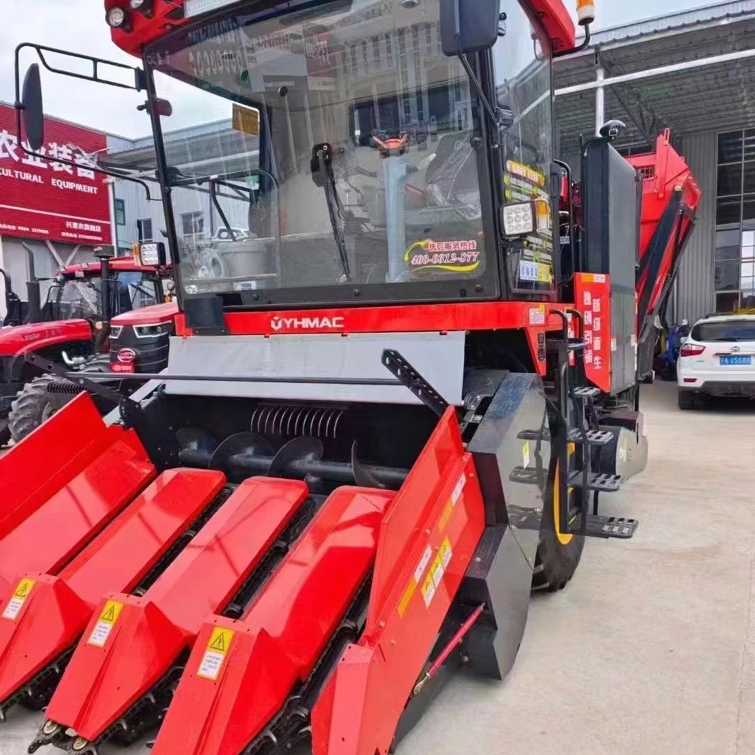 英虎自走式玉米收获机  高压共轨发动机  带增压器