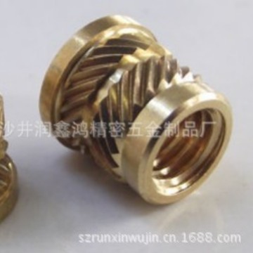 GB809ͭǶ�� ͭ������ĸ ͭԤ���˫ͨ ��Ƕ��ĸ�м俪�۹�����ĸ