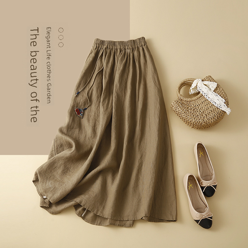 Summer design long long skirt