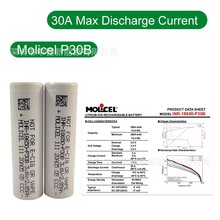 ԭ�S̨��ħ��P30B MolicelP30B 18650�늳�3000mah ����늳�