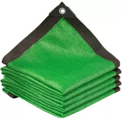 Avtomobil yan çətirləri — net four corners sunshade sail - green-22