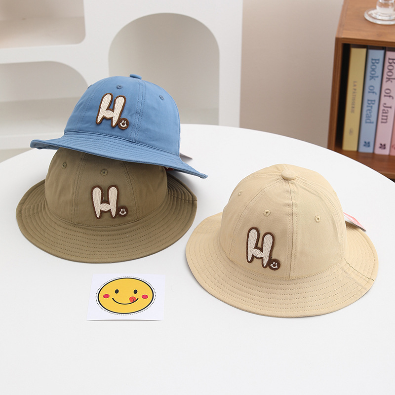 Sombreros para niños coreanos primavera y otoño lindos sombreros de pescadores de bebés variados para niños niñas sombreros de bañera al aire libre