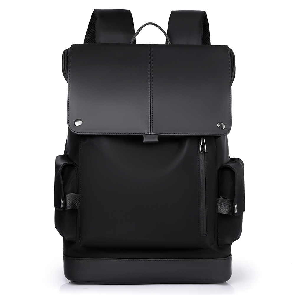 LOGO impresa, mochila de hombro, mochila de hombre, mochila de negocios de gran capacidad, mochila de computadora a prueba de derrames, mochila de tirón.