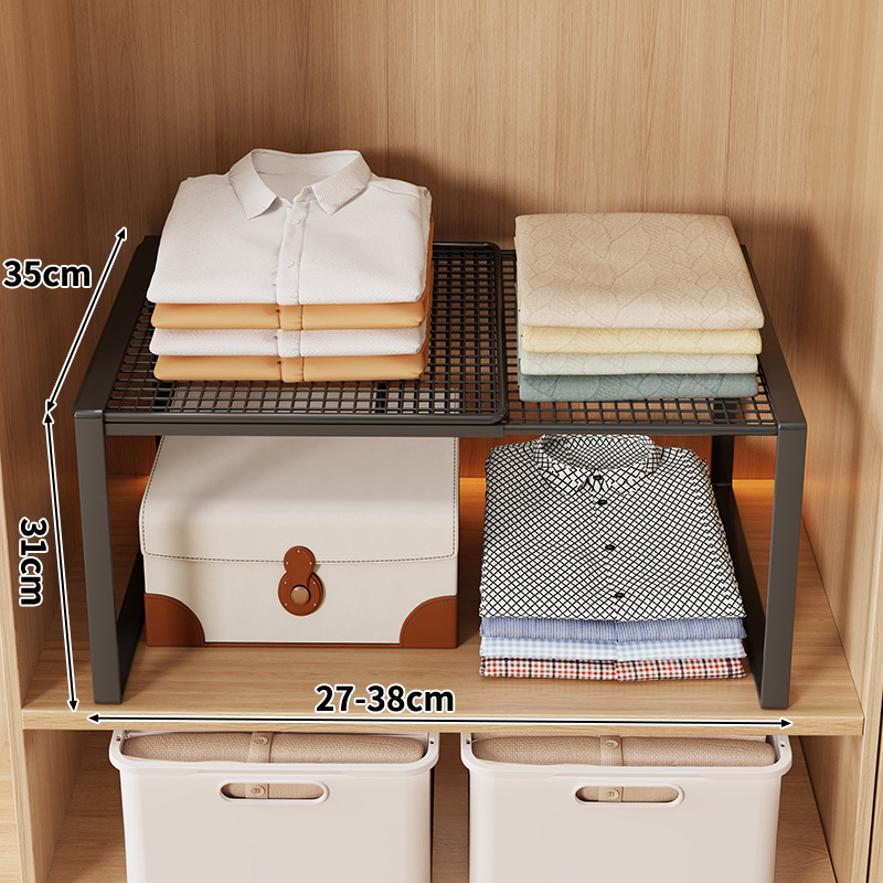 검정색 [접이식] 길이 27-38CM, 너비 35CM, 높이 31CM, 단일 레이어