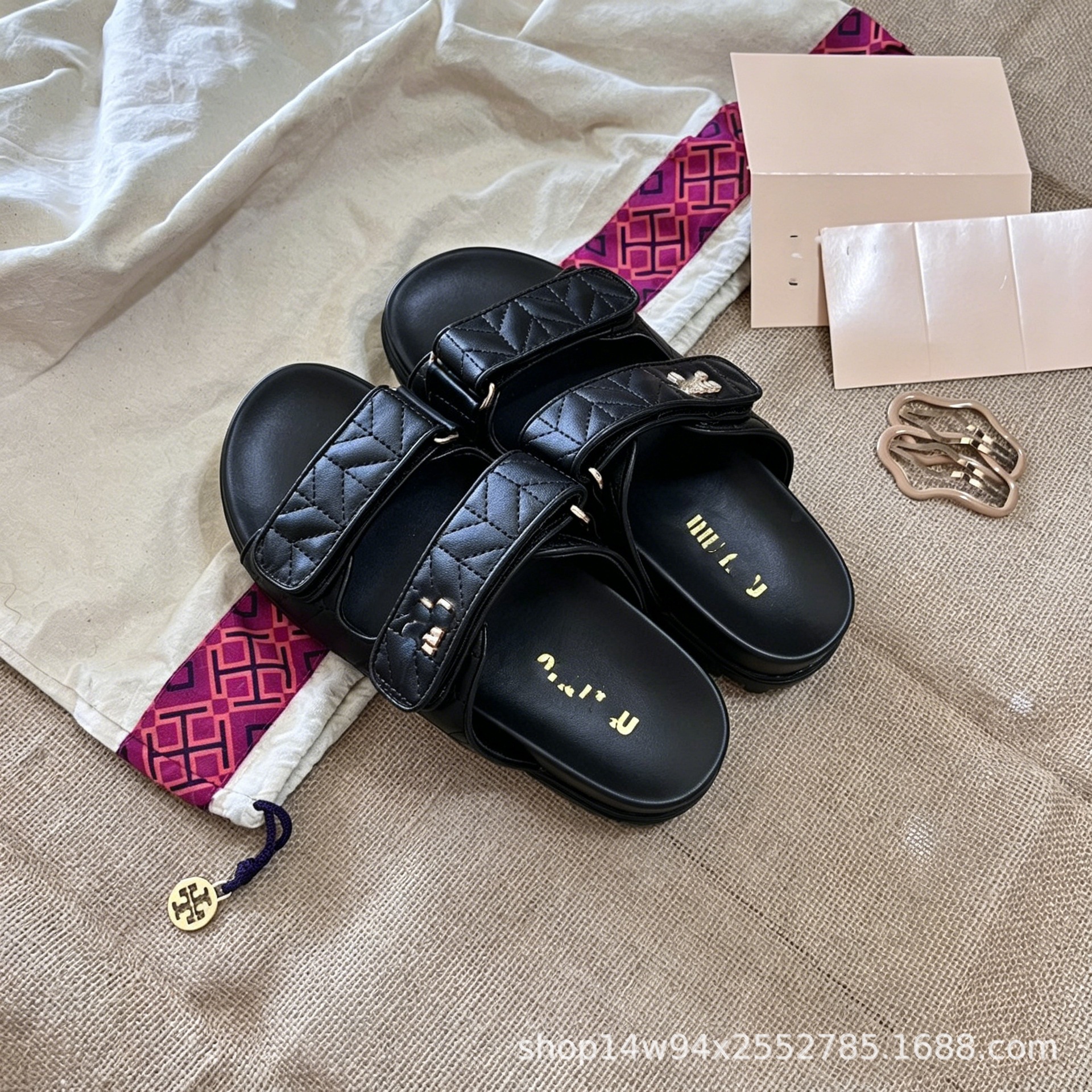 Sandalias Planas de Playa para Mujer, Superfibra y Caucho, Secado Rápido, Transpirable, Ligero, para Uso Diario image 3