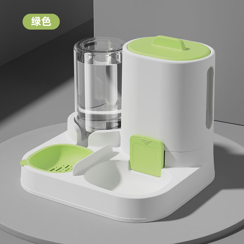 Alimentador automático para gatos y perros, máquina de alimentación de agua, protector de cuello de tazón doble, anti-tarjeta, utensilios de comida para mascotas de gran capacidad al por mayor