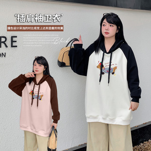 Enoch plus size women's dachshund dog patch embroidered jacket winter new raglan sleeve slim fleece-lined sweater 431876