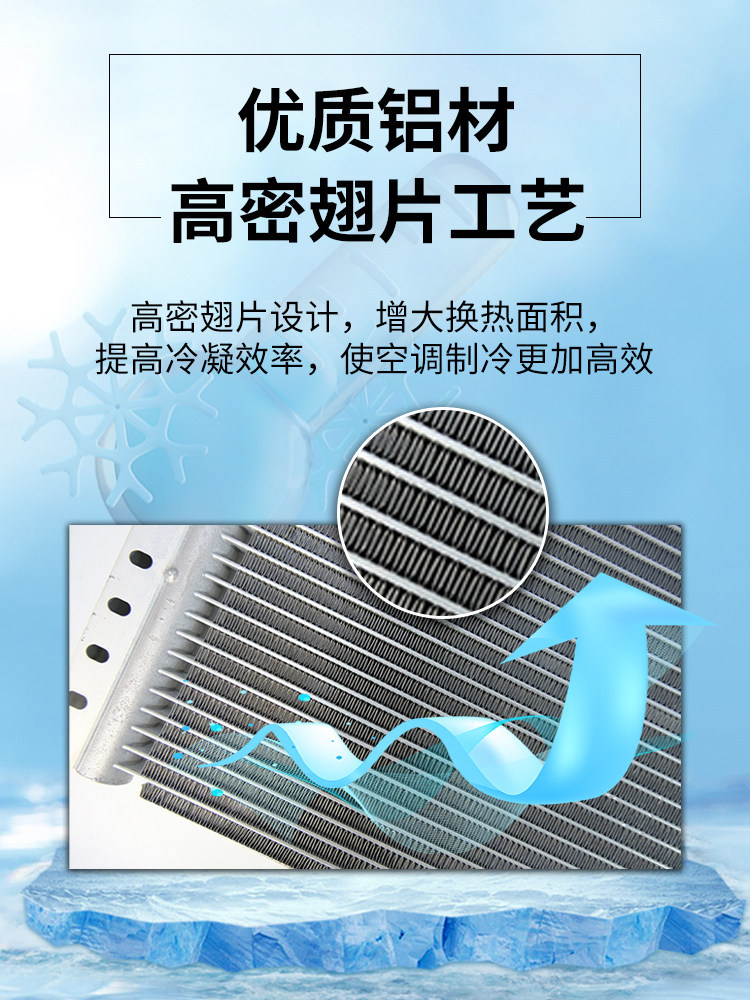Car air conditioning condenser modification universal cooling mesh for engineering trucks, agricultural vehicles, excavators, forklifts, and loaders