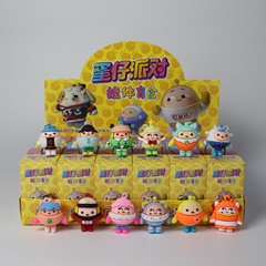 蛋仔派对钥匙扣盲盒公仔拆拆乐儿童玩具礼物学生背包挂件迷你玩偶