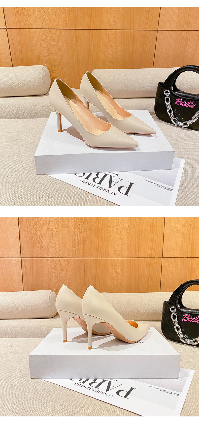 Women's Elegant Sexy Solid Color Point Toe Pumps display picture 3