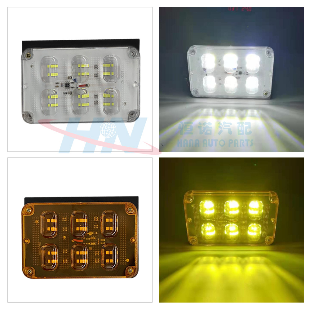 Luz lateral intermitente cuadrada luz lateral cuadrada camión luz intermitente remolque luz lateral intermitente