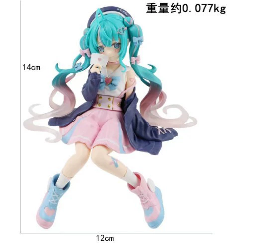 Фигурка Hatsune Miku, ПВХ, ~23 см — варианты Sakura и Cinderella в коробке