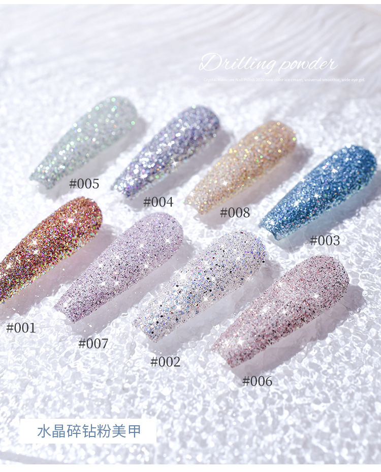 Nail Art Crystal Crushed Diamond Powder, Trendy New Product, Sparkling Mixed Micro Diamonds, Glitter Nail Sequins, Diamond Decorations