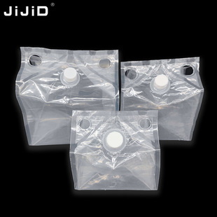Wholesale Stereo Transparent Outdoor Water Bag 3L 5L 10L 20L Beverage Box-In-Bag Cola Coffee Packaging
