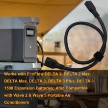直供XT150锂电池连接线 ecoflo额外电池电缆 ,兼容 Delta2.2