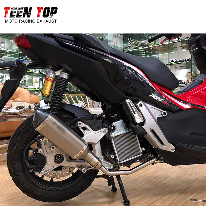Suitable for X-Adv150 Motorcycle Scooter Exhaust Pipe Adv150 Stainless Steel Front Section 51mm Connecting Pipe