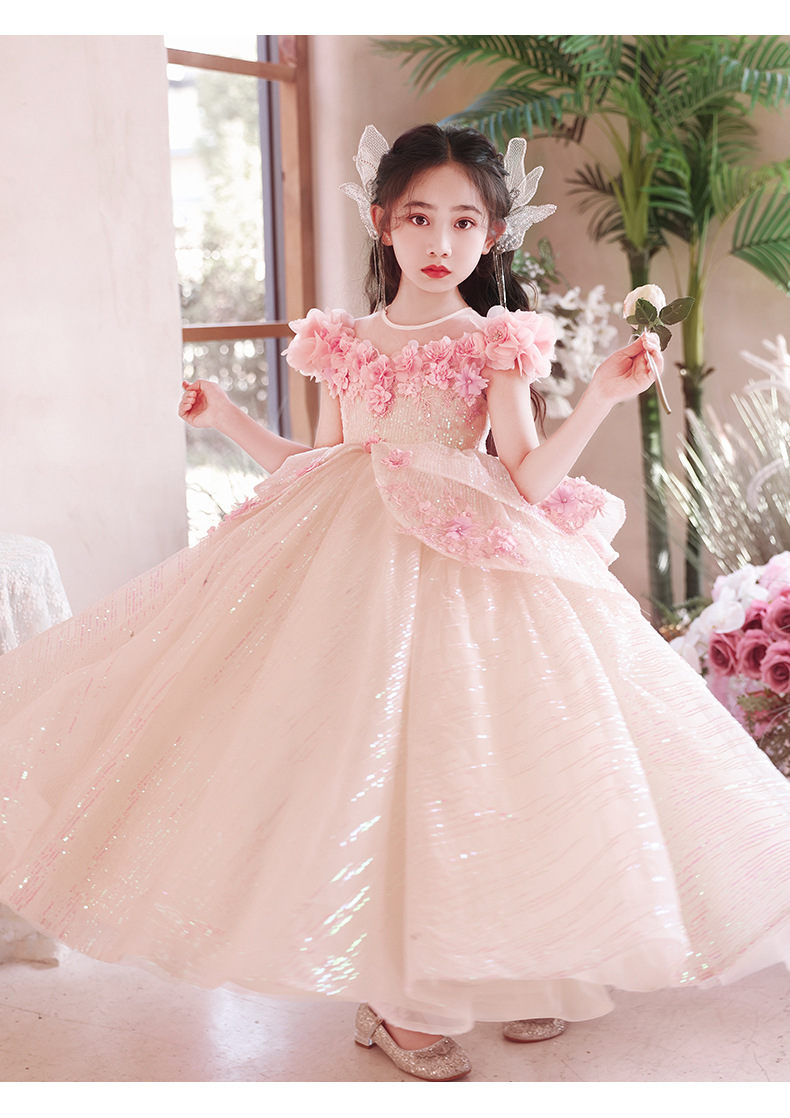 Evening Dress Girls Princess