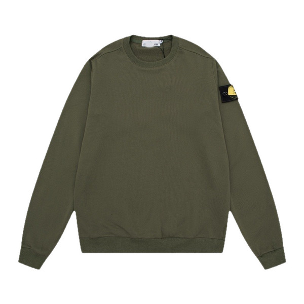 classic solid color badge with a round collar