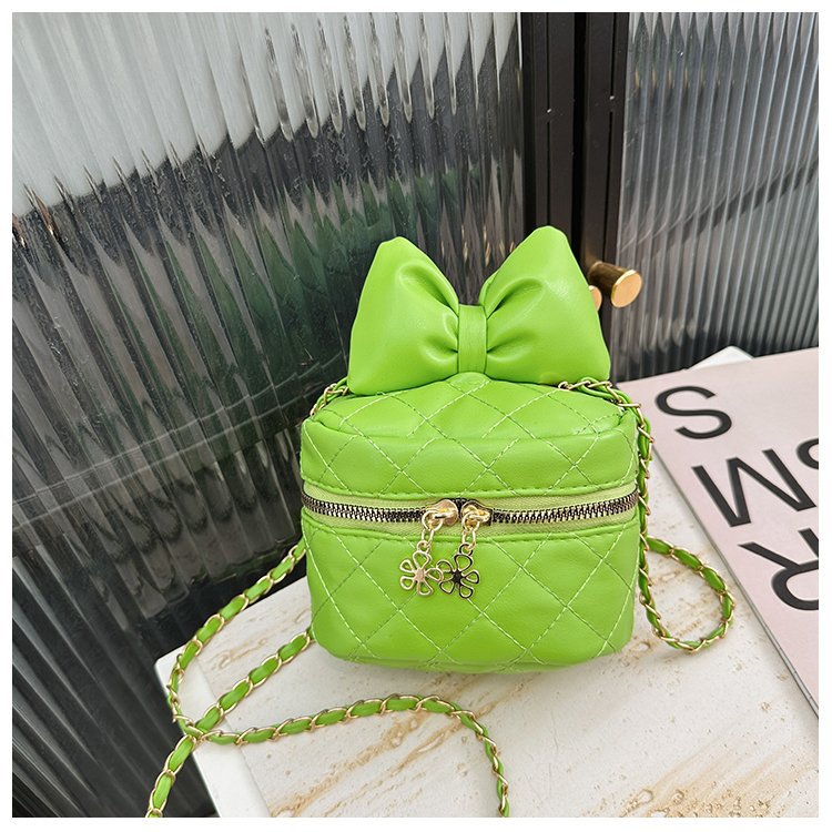 2024 arco bordado bolso mujer sensación padre-hijo hombro mochila de moda mini bolso de cadena universal