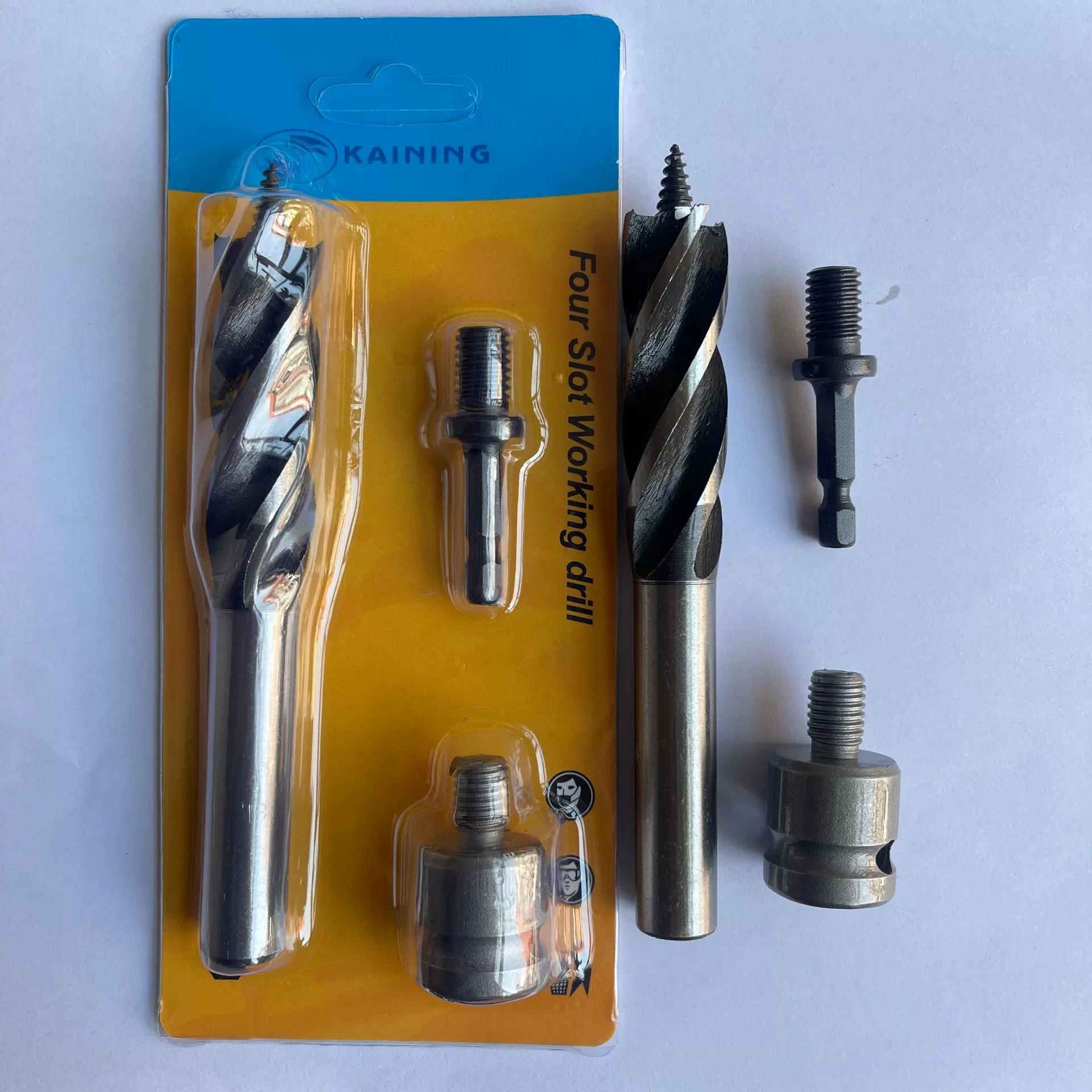 Набор из трех частей шаблонного сверла по дереву