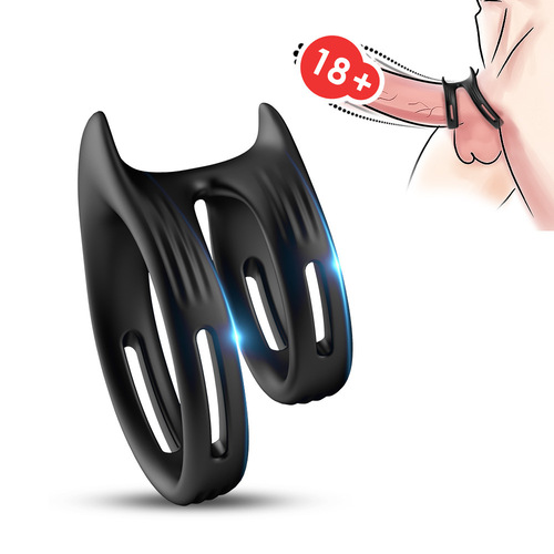 USK-C13 locking ring silicone double ring men's exerciser masturbation device adult sex toys on behalf of