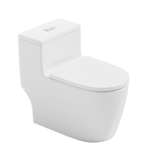 Home toilet bathroom silent sump small apartment toilet ceramic water-saving large pipe siphon odor-proof toilet