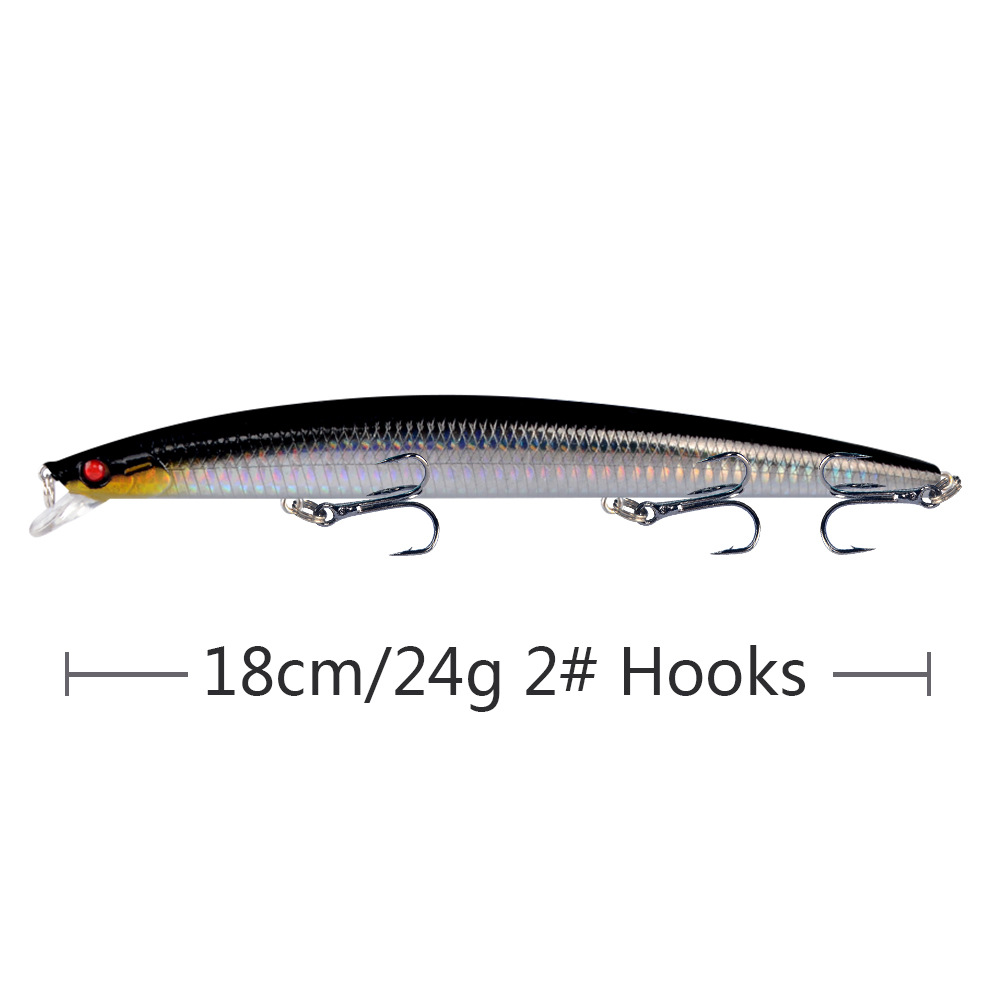 10 Colors Minnow Fishing Lures Kit for Freshwater Bait Tackle Kit for Bass Trout Salmon Fishing Accessories Tackle Box