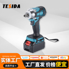 外贸大功率冲击扳手家用大扭力电动扳手跨境多功能无线锂电扳手