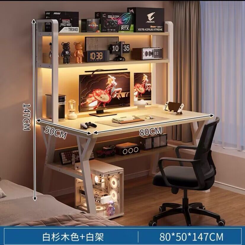 [싱글테이블] 80x50cm 더블레이어 화이트 셔츠 컬러 + 화이트 프레임