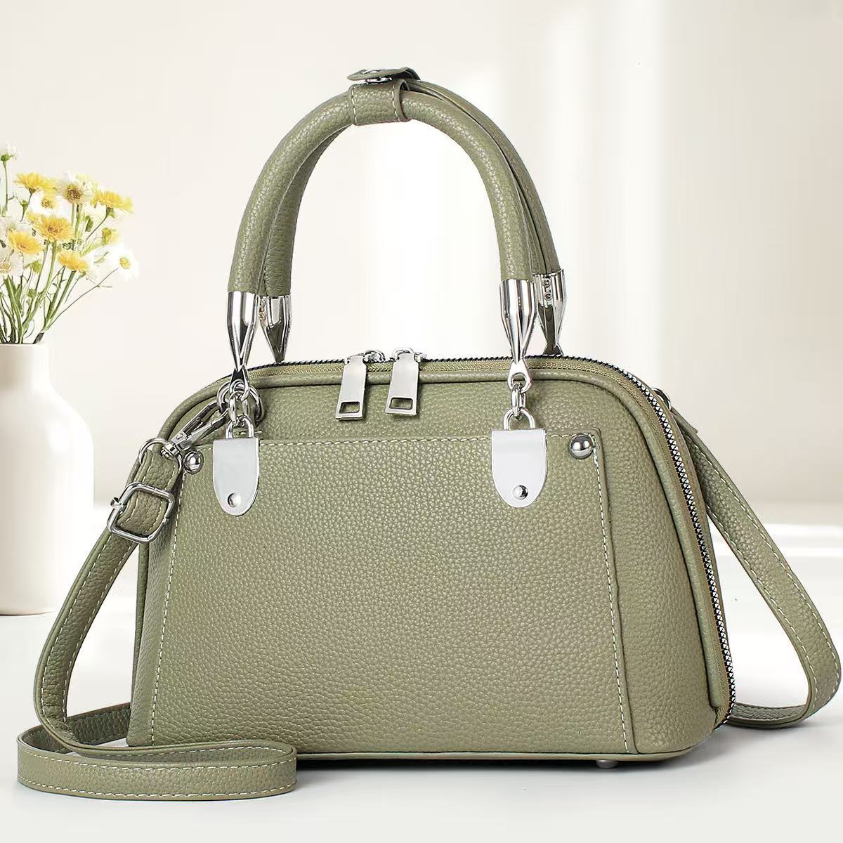 Bolso de lujo ligero para mujer 2025 nuevo bolso a cuadros de un solo hombro bolso de viaje de gran capacidad bolso de mano