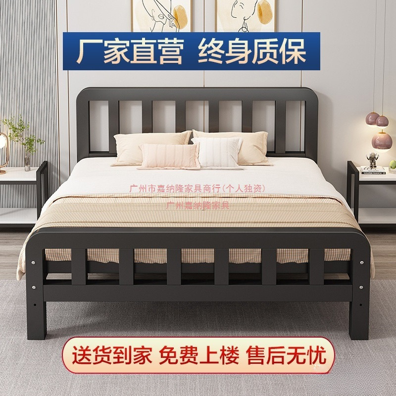 铁艺床双人床1.5米欧式家用1.8铁床单人不锈钢出租房铁架批发|undefined