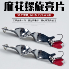 工場卸売スパイラル遠投スパンコール回転王10g14g21g28グラムルアー金属ハード餌ルアー