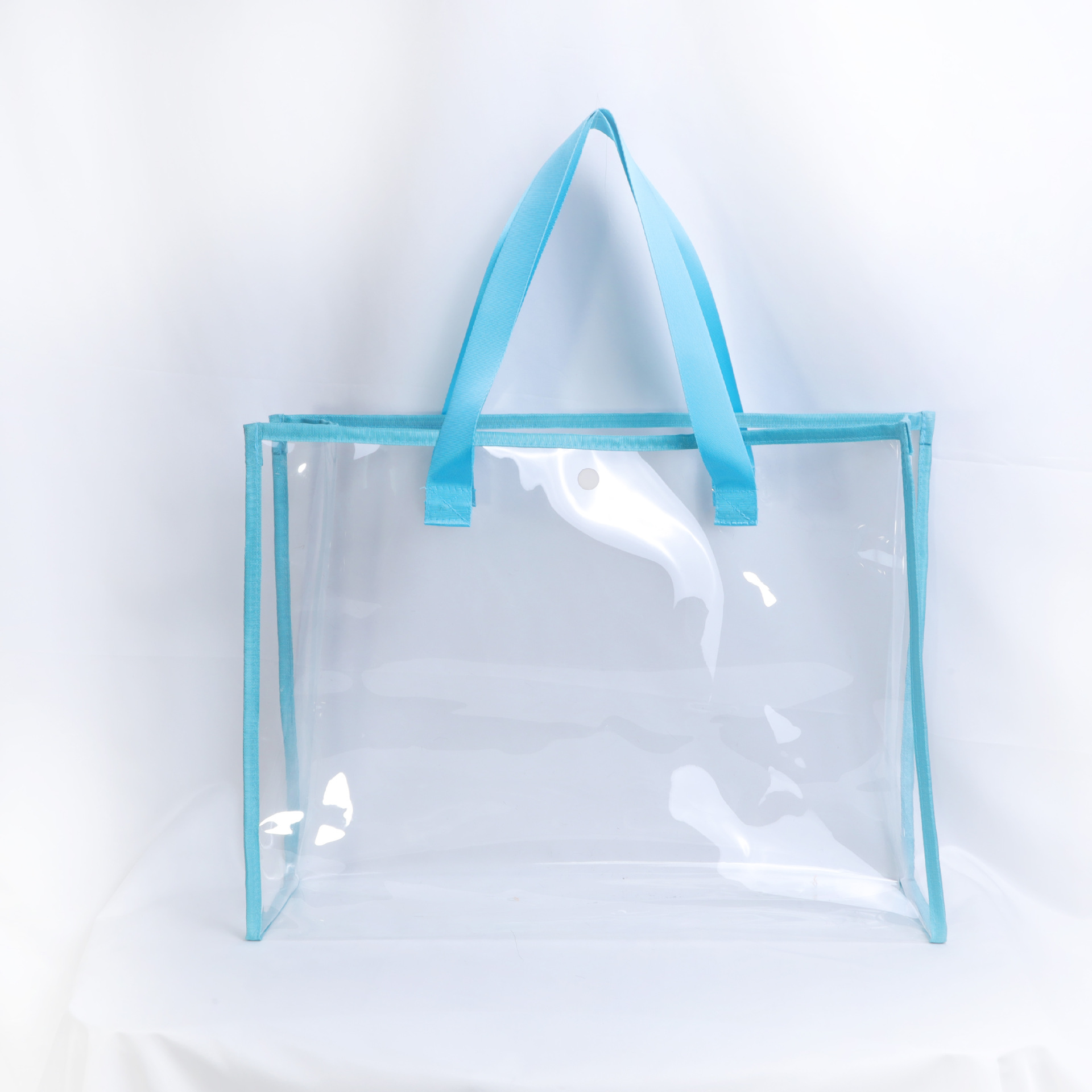 Bolsa de mano de gran capacidad transparente impermeable PVC bolsa de baño bolsa de playa bolsa de viaje portátil bolsa de compras bolsa de almacenamiento