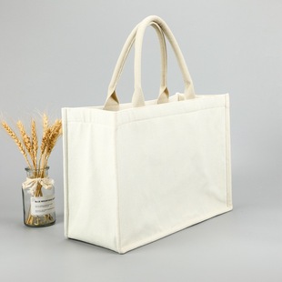 Color printing shopping canvas bag custom creative advertising cotton gift bag custom student shoulder canvas bag custom