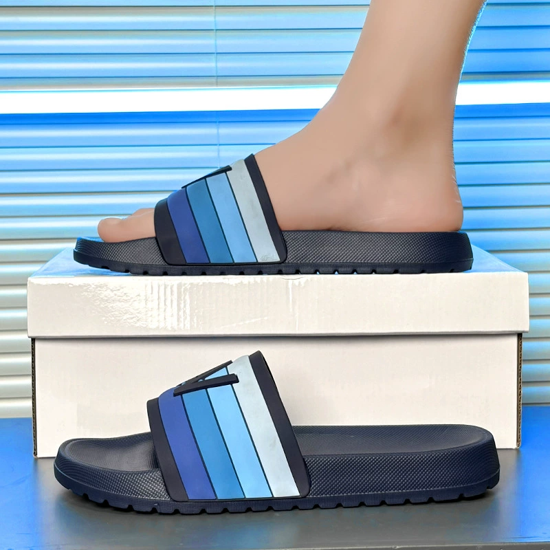 Тапки большого размера мужские новые слова тапки снаружи носить толстую подошвь для домашнего мягкого подошва, чтобы наступить на фекалии прохладные тапочки slippers