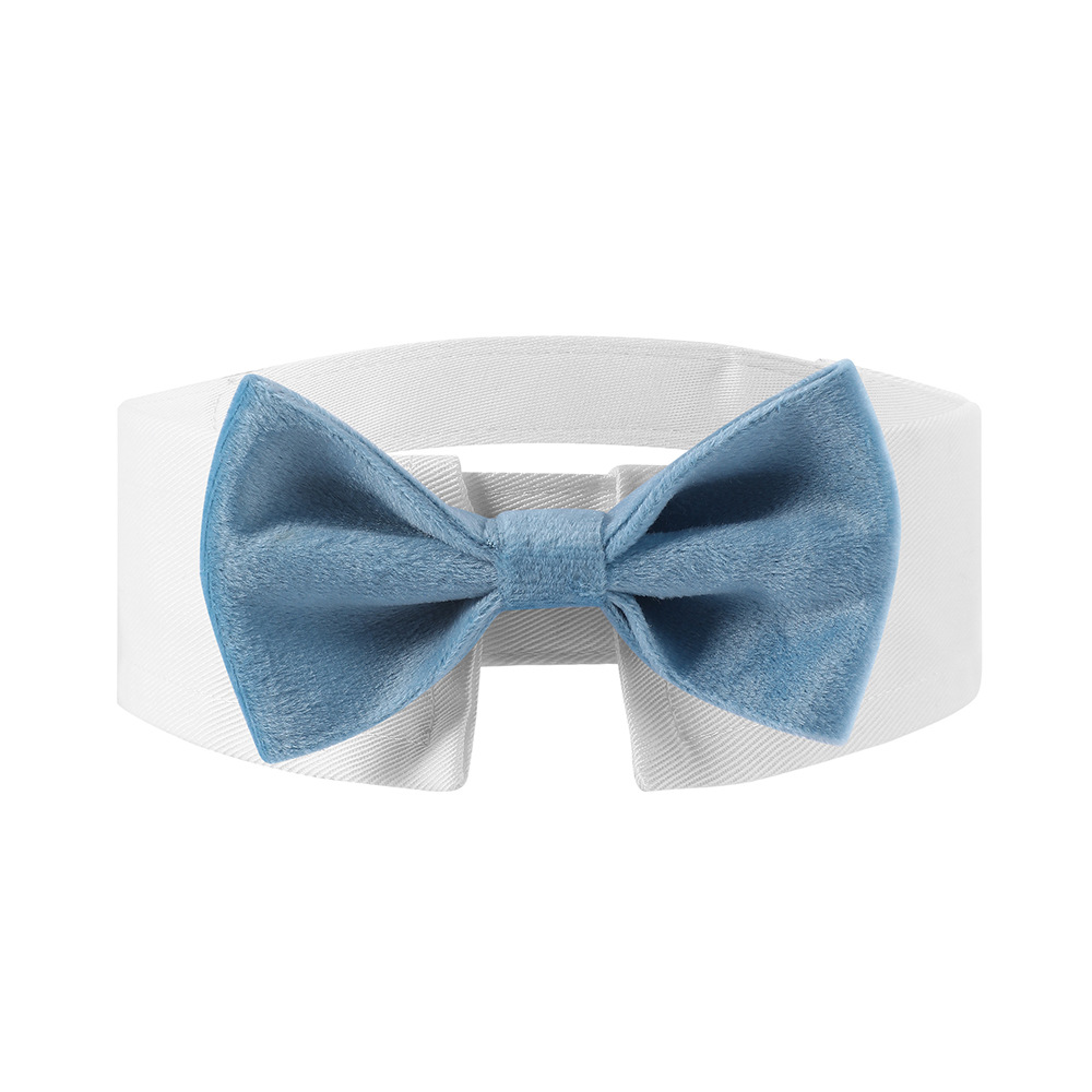 Fabricante spot transfronterizo nuevo guapo mascota corbata velcro ajustable accesorios de mascota arco