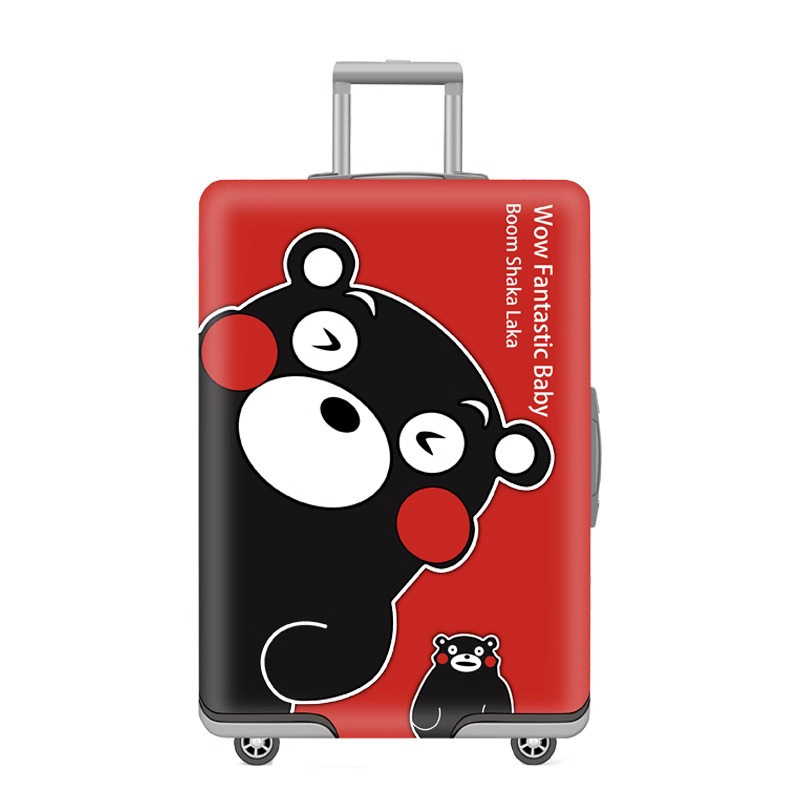 cubierta de maleta gruesa y resistente al desgaste cubierta de caja elástica caja de tracción cubierta de polvo cubierta de maleta de viaje impresión completa